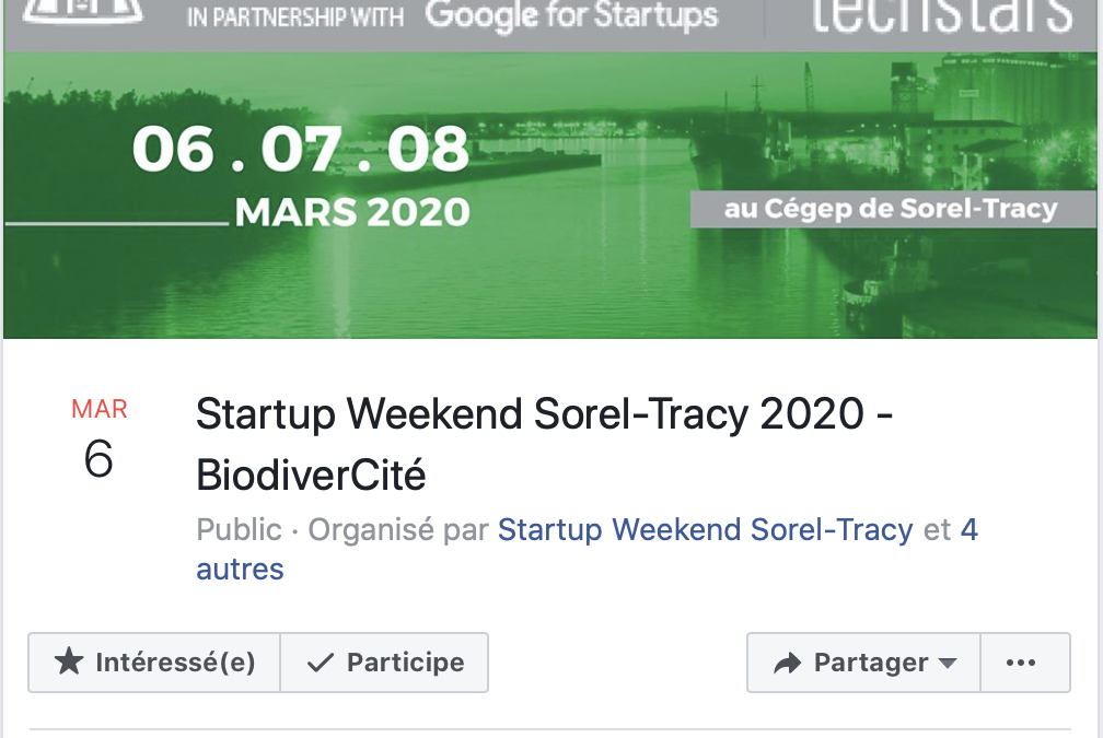 « Start-up Weekend » Sorel-Tracy