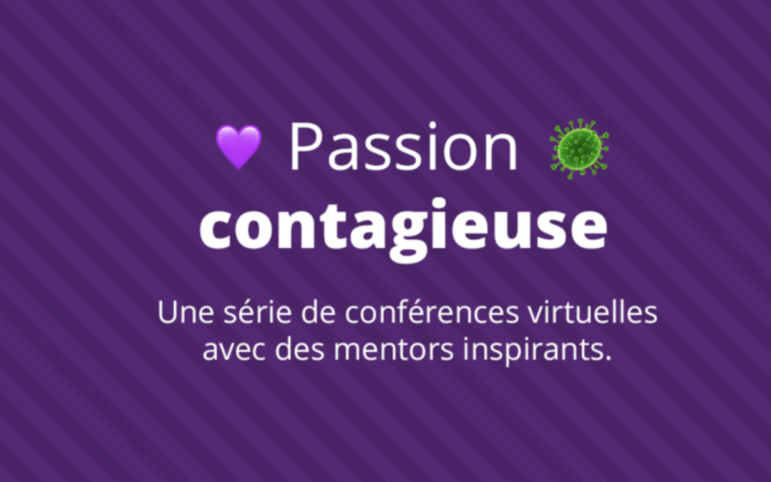 Une nouvelle série de conférences virtuelles pour briser l’isolement!