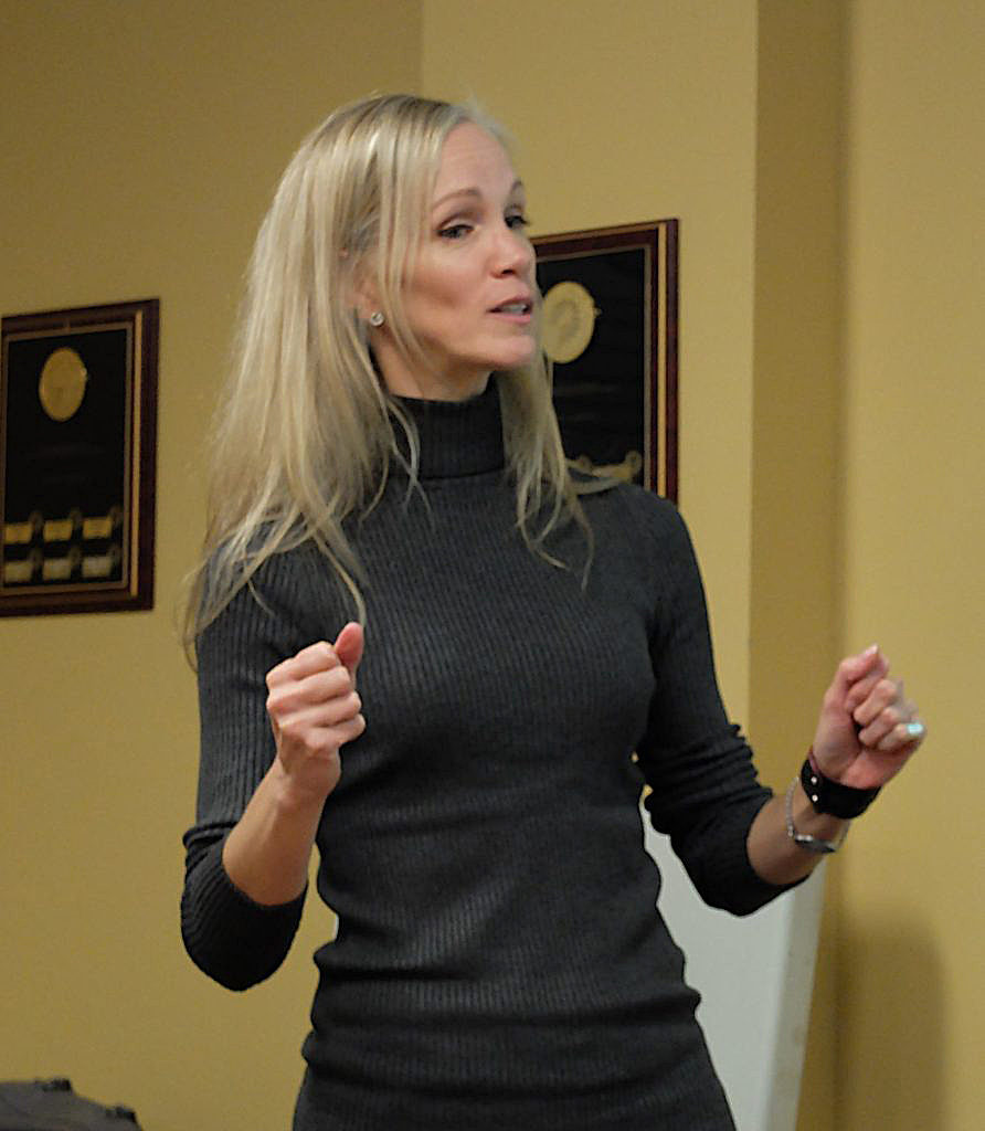 Joanie Rollin, une conférencière expressive